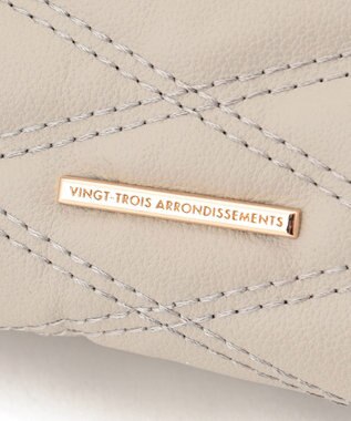 23区 キルティング ボディバッグ ベージュ系