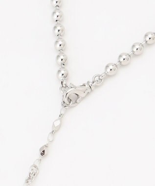 GRACE CONTINENTAL ボールチェーンロングネックレス シルバー