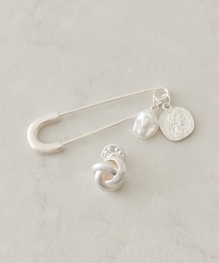 AMERICAN HOLIC 【2点SET】ストールピンブローチ Silver
