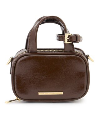 23区 【WEB&一部店舗限定】ミニ ボストン チャーム ダークブラウン系