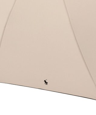 MOONBAT POLO RALPH LAUREN 晴雨兼用日傘 長傘 ワンポイントPP 一級遮光 遮熱 UV ベージュ