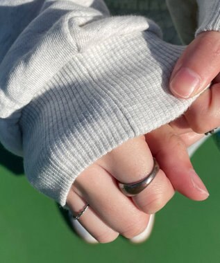 WEGO ロゴZIPショートパーカー 杢グレー