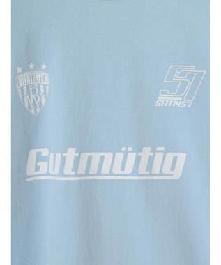 earth music&ecology フットボールＴＥＥ Light Blue