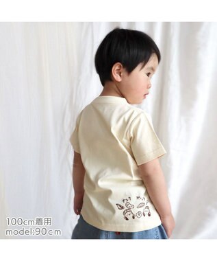 Mother garden しろたん キッズＴシャツ 半袖 《おつカレー》 ベージュ