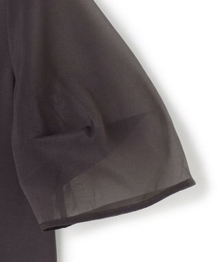 UNFILO BEAUTY FORM-T シアースリーブT チャコールグレー