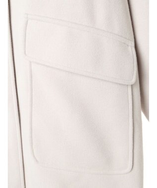 AMERICAN HOLIC 中空ＦＩＢＥＲ２ＷＡＹフード付きコート Light Gray