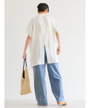 AMERICAN HOLIC ブザムフレンチスリーブバックオープンチュニック Off White