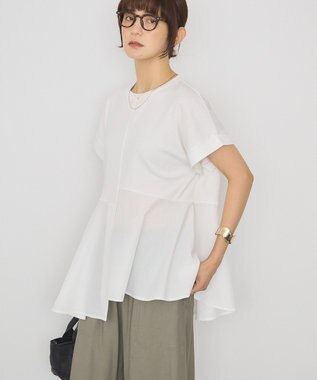 AMERICAN HOLIC アシンメトリーペプラム ドッキングプルオーバー