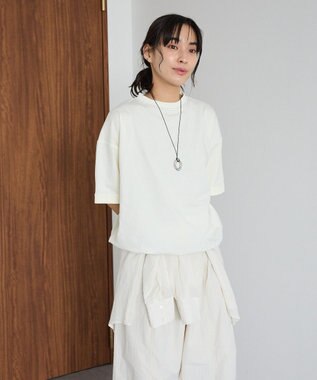 CRAFT STANDARD BOUTIQUE バイカラーヘムプルオーバー Off White