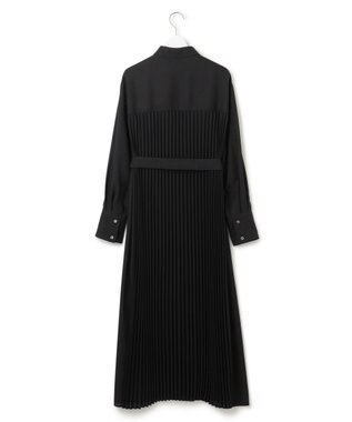 23区 S 【洗える】ウールシアービエラ ワンピース ブラック系