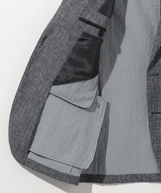 JOSEPH ABBOUD 【洗える/UV/エコ撥水・クールビズ/】ライトウェーブライト ジャケット グレー系2