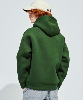 PW CIRCULUS 【NEWデザイン】【MEN】 LOGO graphic  デタッチャブルフーディー カーキ系