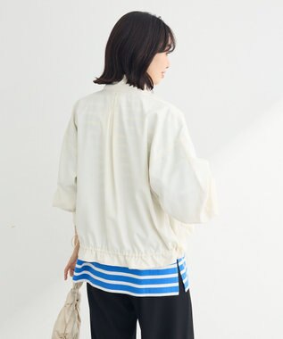 Green Parks 撥水加工　スタンドドロストブルゾン Ivory