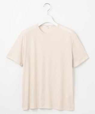 23区 【SLOW/WEB限定】シアーツイストシングルジャージー Tシャツ ベージュ系