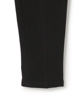 JOSEPH HOMME 【オリジナル素材 /ウエストゴム仕様】ライトタックジャージー  ドロスト付テーパードパンツ / PEGG CONVERTIBLE ブラック系