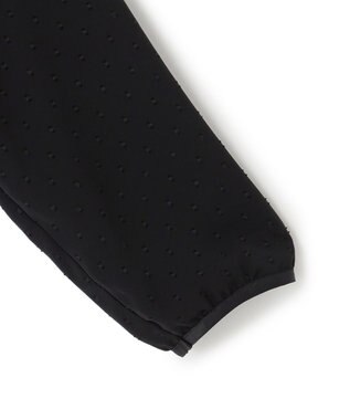 23区 【洗える】ドビードットシフォン ブラウス ブラック系