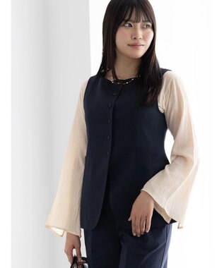 Te chichi スクエアネックジレ【AOYAMA FASHION ASSOCIATION × Te chichi】