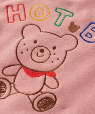 MIKI HOUSE HOT BISCUITS 【80-110cm】【NEW Color Series】裏毛パイル素材 フレアワンピース サーモンピンク