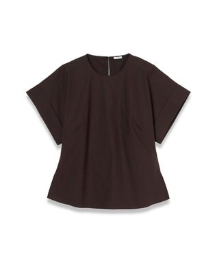 JOSEPH コットンポプリン　ブラウス　FASSIA Espresso