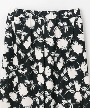 ANY L 【洗濯機可/ウエストゴム】プリントパンツ チャコールベース