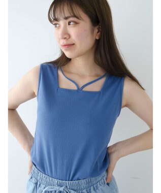 Green Parks マルチストラップテレコタンク Blue