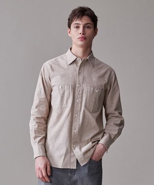 【洗える】コットンダンガリー シャツ / レギュラー