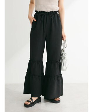 Green Parks ・ＳＵＧＡＲ　ＳＰＯＯＮ　メローティアードパンツ Black