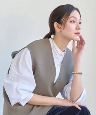 Phoebe メタルボールゴムブレスレット　ゴールド ゴールド