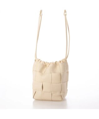 UNBILLION perche サスティナブルメッシュドロストショルダーバッグS アイボリー