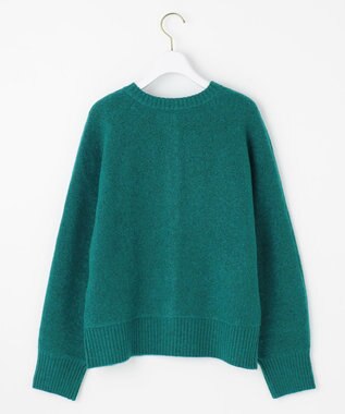 ANY SIS L 【前後着用可能】Airニット カーディガン グリーン