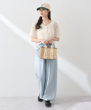 earth music&ecology ＳＥＴ２点レースカーディガン＋レイヤードインナー Ivory