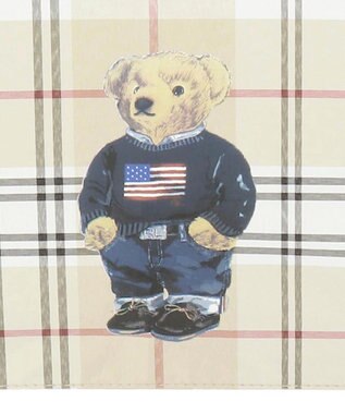 MOONBAT 【軽量】POLO RALPH LAUREN 晴雨兼用日傘 長傘 チェック／遮光 遮熱 UV ベージュ