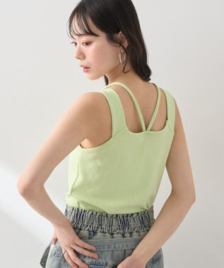 earth music&ecology ＳＥＴ２点レースカーディガン＋レイヤードインナー Mint Green