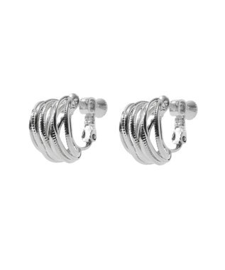 AMERICAN HOLIC マルチフープライクイヤリング Silver