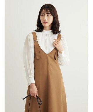 Green Parks ・ＥＬＥＮＣＡＲＥ　ＤＵＥ　バックリボンブラウス Off White