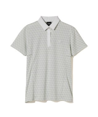 ZERO HALLIBURTON モノグラム柄ポロシャツ ZHG-W6S7a 85220 ホワイト