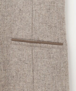 J.PRESS LADIES T/W シャブレーツイル ジャンパースカート ベージュ系