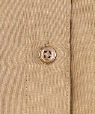 J.PRESS LADIES ピーチポプリン シャツ キャメル系