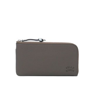 PELLE BORSA L字ファスナーコンパクト長財布 Very Goods ベリーグッズ 7204 グレー