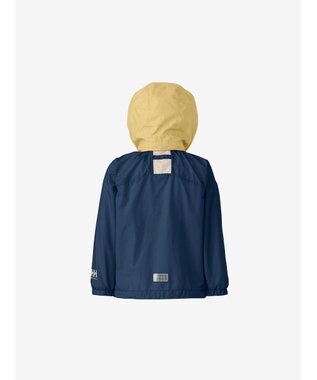 HELLY HANSEN 【キッズ・はっ水・高視認・クイックフリー・記名ラベル付・フード取り外し可】キッズ ヴォーゲンジャケット アイボリー×オーシャンネイビー