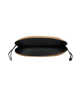 INTER-CHAUSSURES 【LORISTELLA】2WAY異素材コンビネーションショルダーバッグ ブラックコンビ