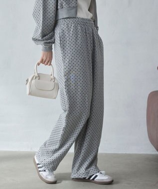 WEGO 【ウエストゴム/XSSMサイズ展開】スウェットワイドパンツ