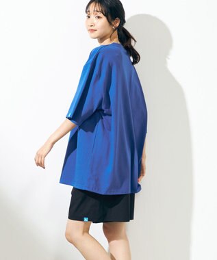 SHARE PARK MENS 【UNISEX】UVカット アートコラボTシャツ〈CAMP〉 ブルー