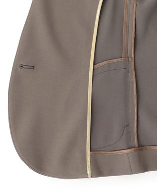 BEIGE， LUIZA / ノーカラージャケット Mocha