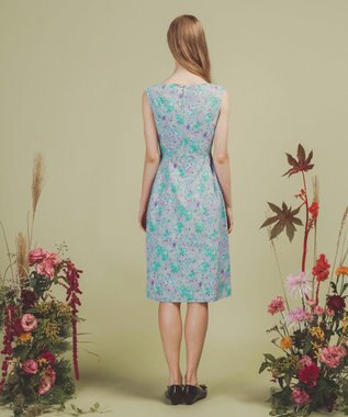 TOCCA 【洗える・消臭】SCARLET MALLOW ドレス グレー系7