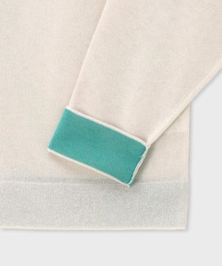 Paul Smith シアー ニット ブルゾン オフホワイト