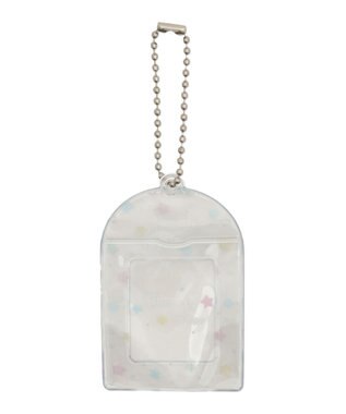 WEGO 【痛バ＆推し活グッズ】ラメクリアIDフォトケースキーホルダー 柄4