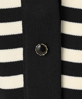 組曲 S 【組曲×setsuko sagittaire】kinakoスポンディッシュ ニットジャケット ブラック系1