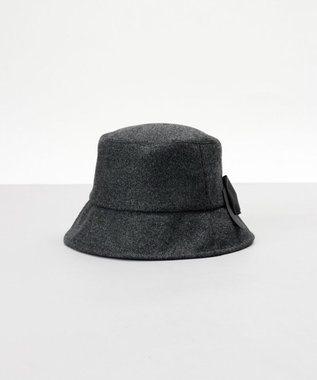 AURORA 【 LANVIN COLLECTION（ランバン コレクション） 】ラメツイードクロッシェハット