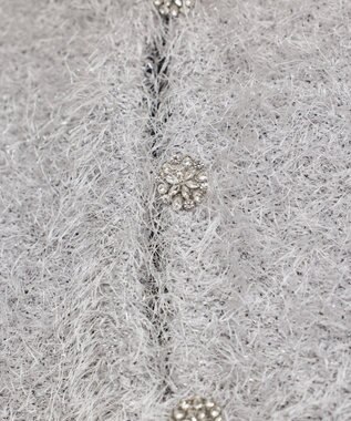 GRACE CONTINENTAL フェザーショートボレロ シルバー